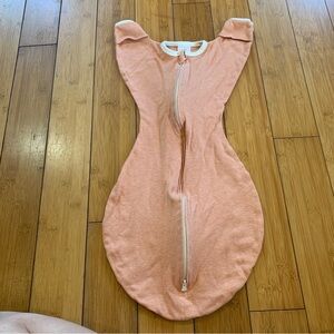 Swaddle Designs Heathered Peach Blush Transitional Swaddle Sack